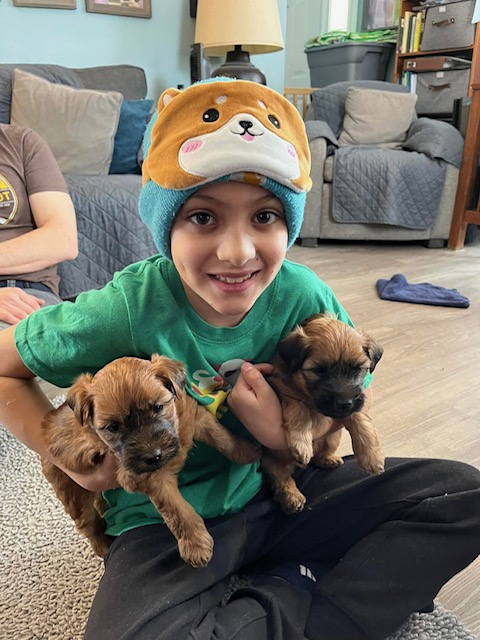 Puppy and his boy